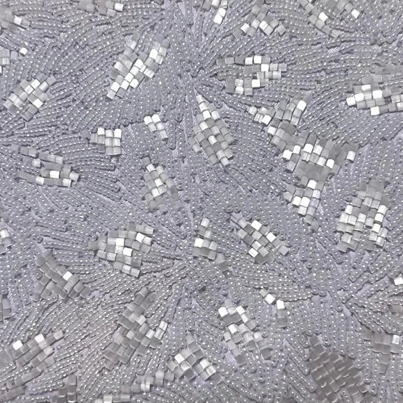 Walborg Glass Beaded Lavender Clutch Excellent Condition - Picture 7 of 7